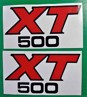 1981 Yamaha XT 500 decals stickers sets