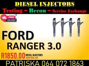 GET YOUR DIESEL INJECTORS FOR FORD RANGER 3.0 DIESEL INJECTORS FOR SALE