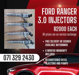 FORD RANGER 3.0 INJECTORS FOR SALE WITH WARRANTY INCLUDED 