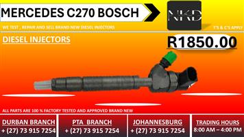 Mercedes C270 Bosch Diesel Injectors 