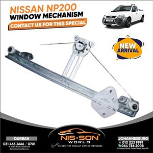 NISSAN NP200 WINDOW MECHANISM