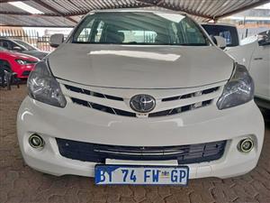 2012 Toyota Avanza  1.3 Manual  Petrol  White