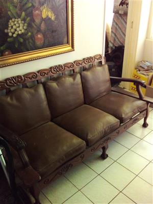 Antique Setee and two chairs