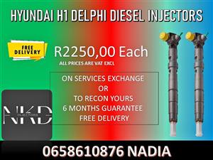 HYUNDAI H1 DIESEL INJECTORS FOR SALE ON EXCHANGE OR RECONDITIONING