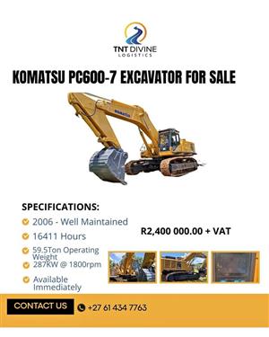 60 Ton Komatsu Excavator