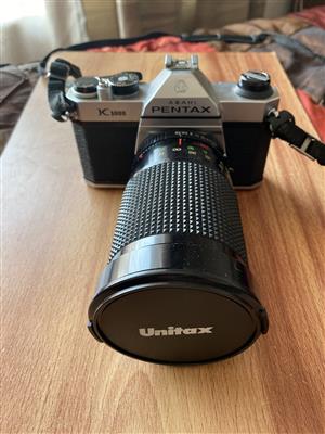Pentax K1000 35mm film camera