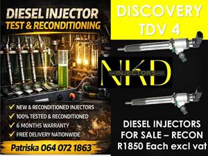 Diesel injectors for sale-Recon for discovery TDV4 