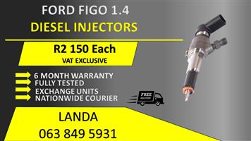 FORD FIGO 1.4 DIESEL INJECTORS FOR SALE OR RECON WITH 6 MONTH WARRANTY 