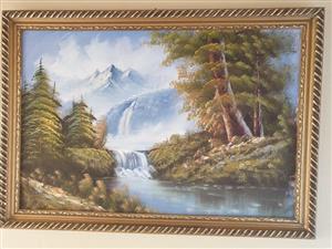 2 framed pictures - original paintings for sale