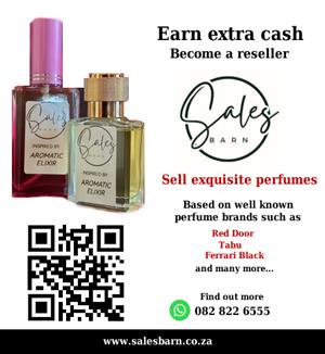 Earn extra cash, become a reseller of exquisite perfume
