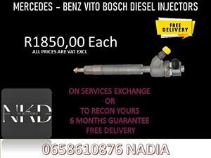 MERCEDES VITO DIESEL INJECTORS FOR SALE OR RECON WITH WASHERS