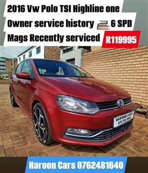 2016 Vw Polo TSI one Owner service history