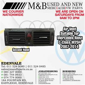 Air Vent (Second Hand)  Suitable for Mercedes-Benz C-Class W204  2007-2014