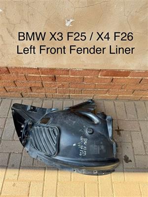 BMW X3 F25 / X4 F26 Left Front Fender Liner