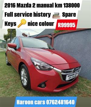 2016 Mazda 2 manual service history Spare keys