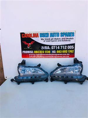 Hyundai Santa Fe left and right side daylight running light (2015-2020)