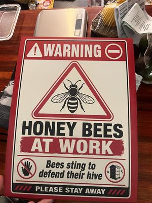 beekeeping warning signs