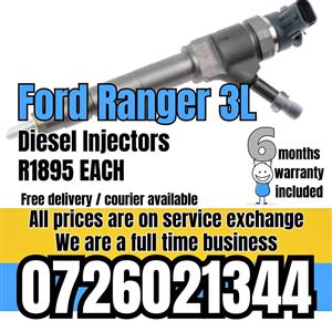 Ford Ranger 3L diesel injectors for sale