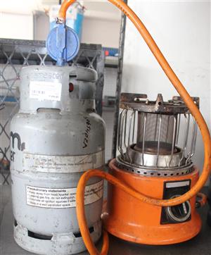 SAFY LQ-2023 GAS HEATER WITH 3KG MEGAMASTER GAS BOTTLE S065402A