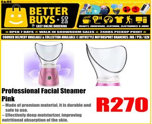 Professional Facial Steamer BY1078 Pink