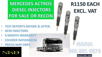 DIESEL INJECTORS FOR SALE FOR MERCEDES ACTROS - NATIONWIDE
