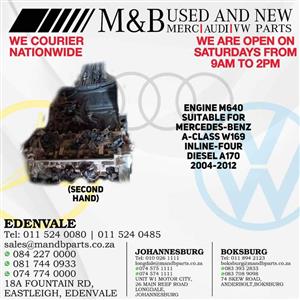 Engine M640 (Second Hand) Suitable for Mercedes-Benz A-Class W169 Inline-four Diesel A