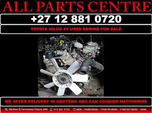 Toyota hilux 4y used engine for sale