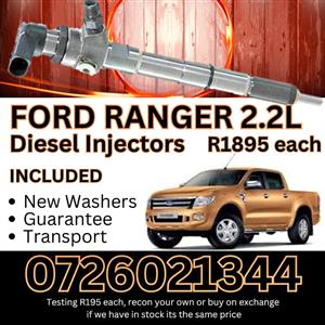 Ford Ranger 2.2L diesel injectors for sale