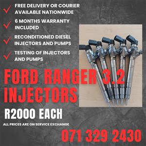 FORD RANGER 3.2 INJECTORS FOR SALE WITH WARRANTY 