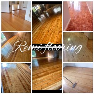 Wooden floor installation, repairing, sanding and sealing