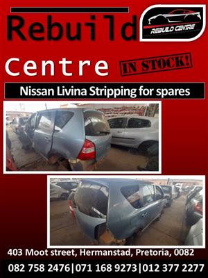 Nissan Livina stripping for spares. 