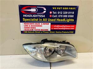 BMW E87/E82 1 series right side headlight 