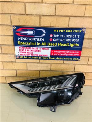 Audi Q8/SQ8/RSQ8 left side Matrix Full LED xenon headlight 