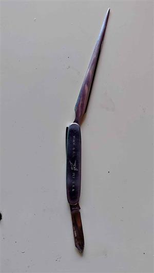 VLEG S.A.L. FLY S.A.A. letter opener with knife