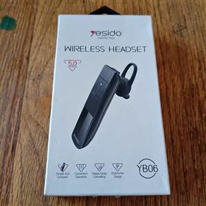Yesido YB06 Wireless Bluetooth Headset - Brand New!