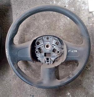Nissan micra steering wheel 