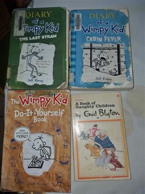 Teen novels: harry potter & wimpy kid 