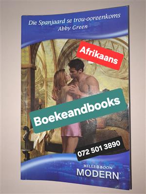 Die Spanjaard Se Trou-Ooreenkoms - Abby Green - Mills & Boon - Modern.