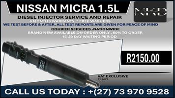 Nissan Micra 1.5L Diesel Injectors 