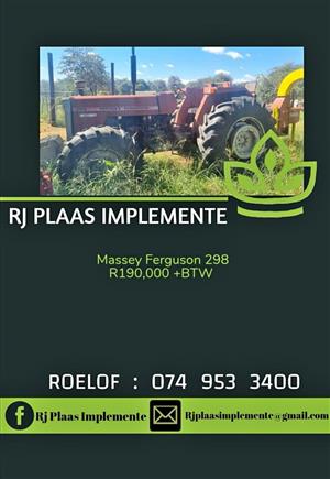 Massey ferguson 298 4x4