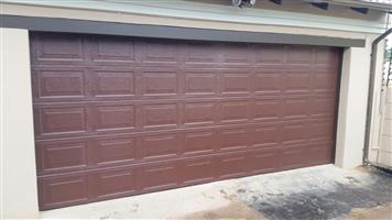 Garage Doors Double Sectional Alu-Zink with Hardware 