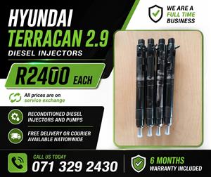 HYUNDAI TERRACAN 2.9 INJECTORS FOR SALE WITH WARRANTY 