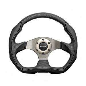 Momo VEAGLE35CBLK Momo Eagle Steering Wheel 350mm Leather