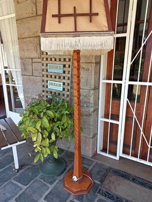 Vintage Retro One if a Kind Standing Lamp