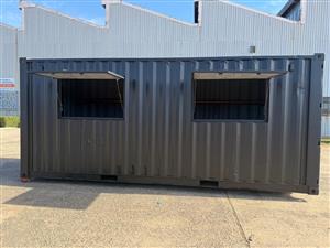 6m Double Tuckshop Container for sale