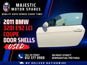 2011 BMW 320i E92 LCI Coupe Door Shells for Sale – Used 