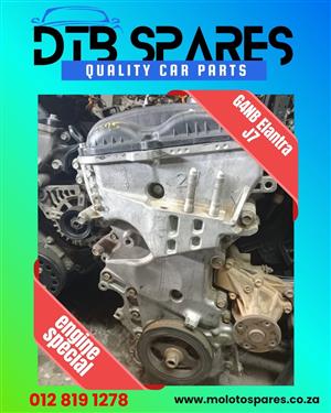 Elantra engine on special