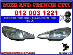Peugeot 206 used headlights for sale 