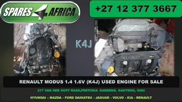 Renault Modus 1.4 16v (K4J) used engine for sale 