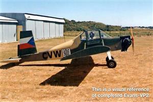 Evans VP-2 Microlight Project – Partially Built (No Engine)